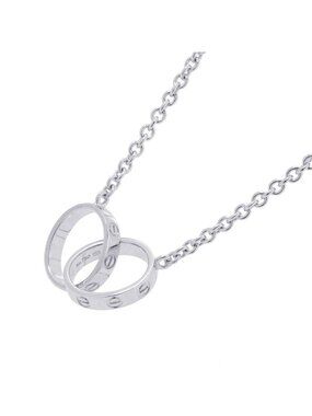 Cartier Necklace Baby Love 18k White Gold